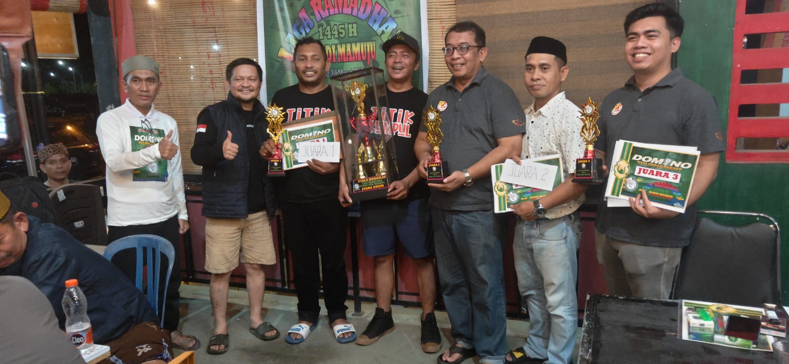 Pordi Mamuju Sukses Gelar Turnamen Domino Liga Ramadhan Pertama