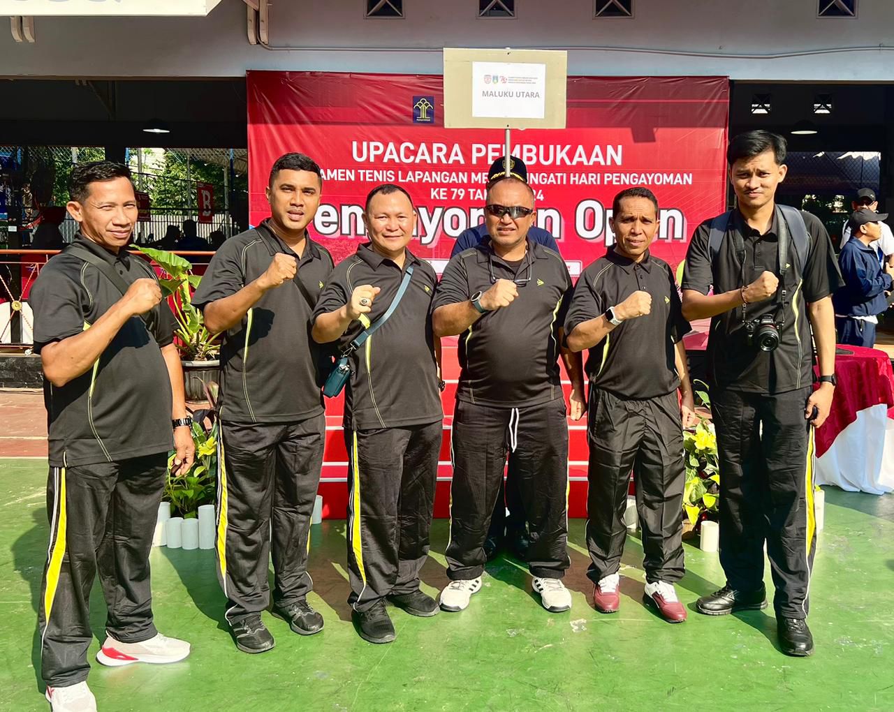 Kakanwil KemenkumHAM Malut Dukung Penyelenggaraan Open Turnamen Tenis Pengayoman Peringati Hari Pengayoman ke 79