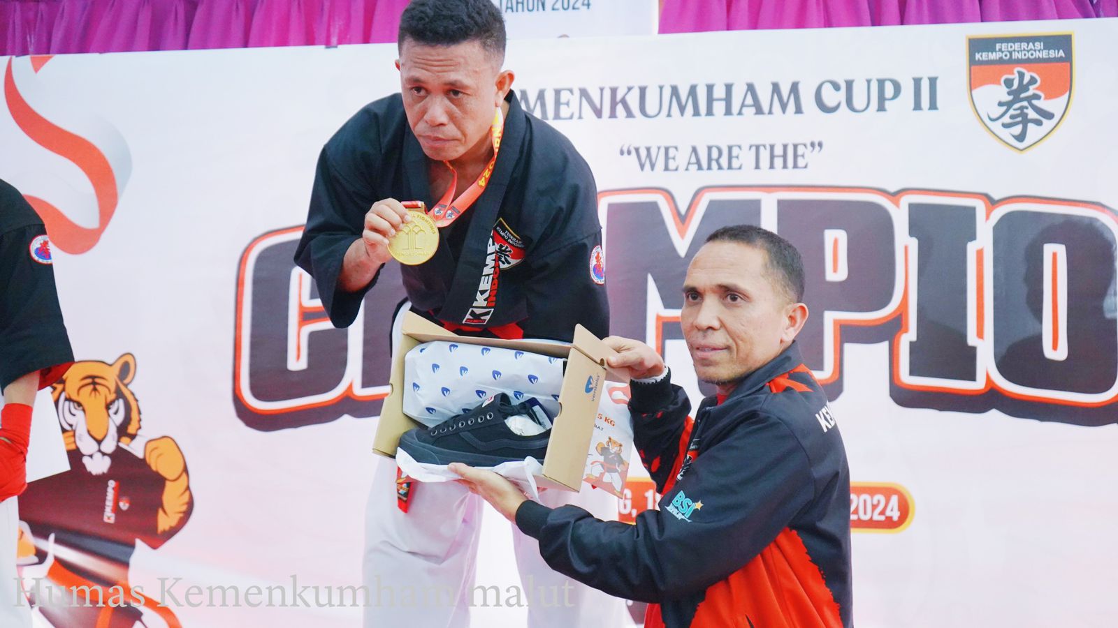 Kanwil KemenkumHAM Malut Berhasil Raih Medali Emas pada Kejurnas FKI MenkumHAM Cup II di Jabar