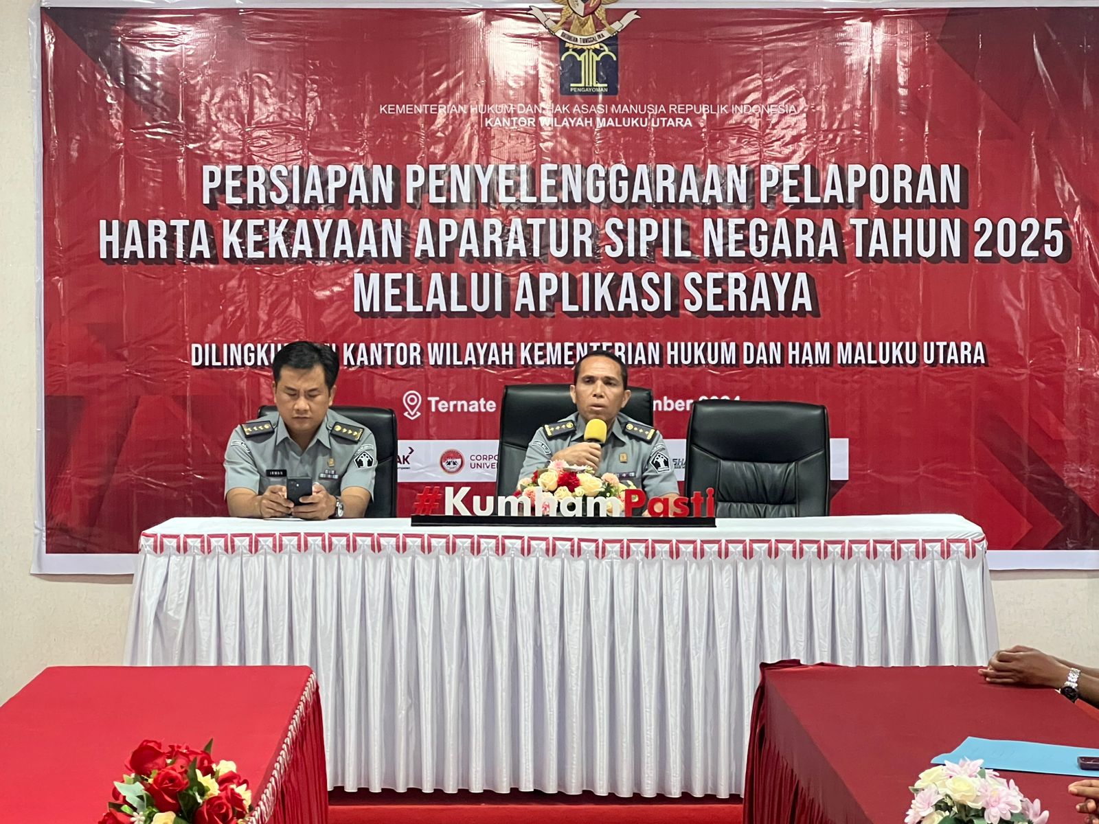 Kanwil KemenkumHAM Malut Siap Sukseskan Pelaporan Harta Kekayaan ASN 2025