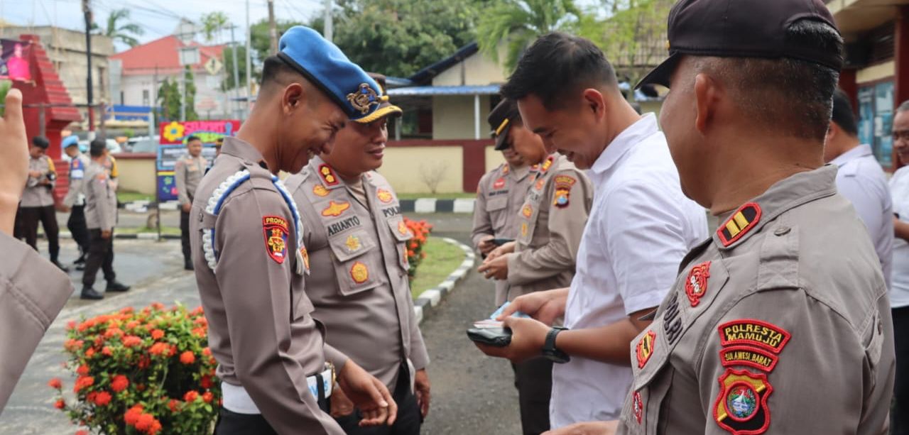 Bidang Propam Polda Sulbar Lakukan Penegakan Ketertiban Dan Disiplin di Polresta Mamuju 