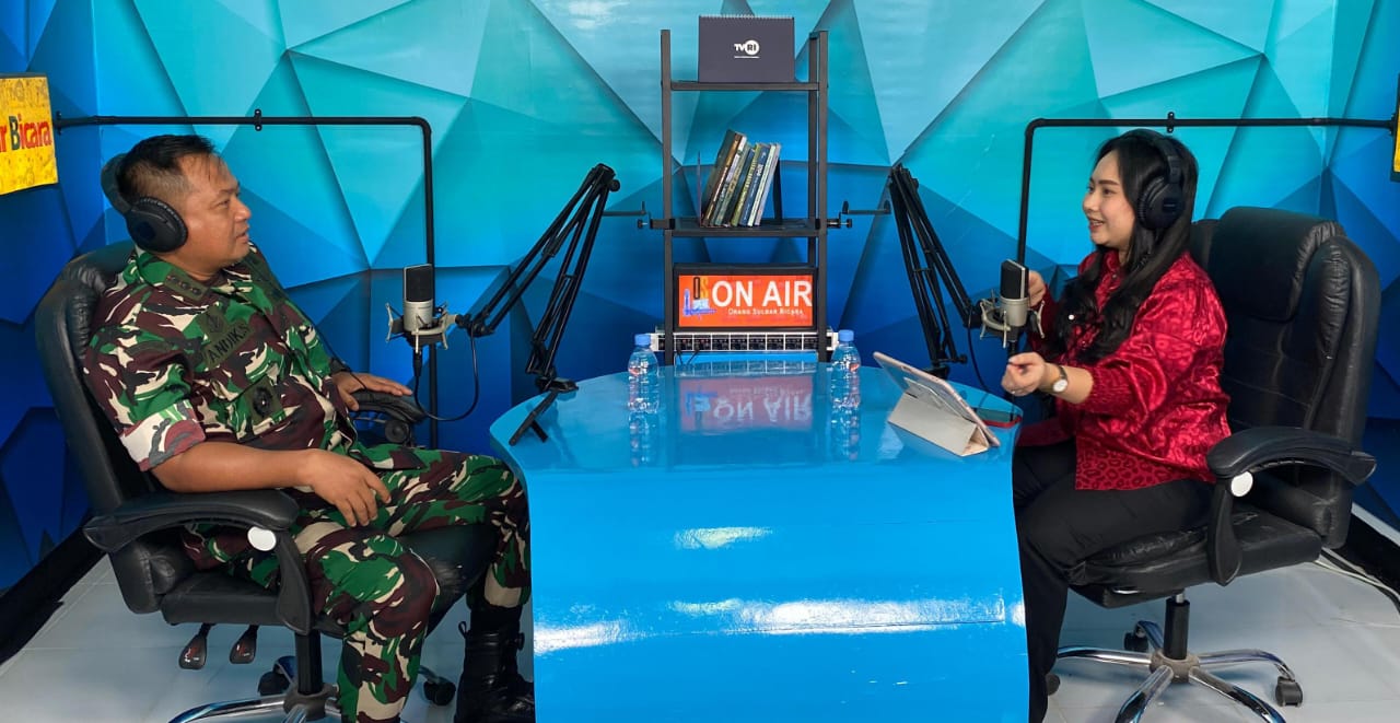 Hadir di Podcast TVRI, Dandim 1418/Mamuju Ungkap, Penerimaan Prajurit TNI AD Gratis Tanpa Biaya