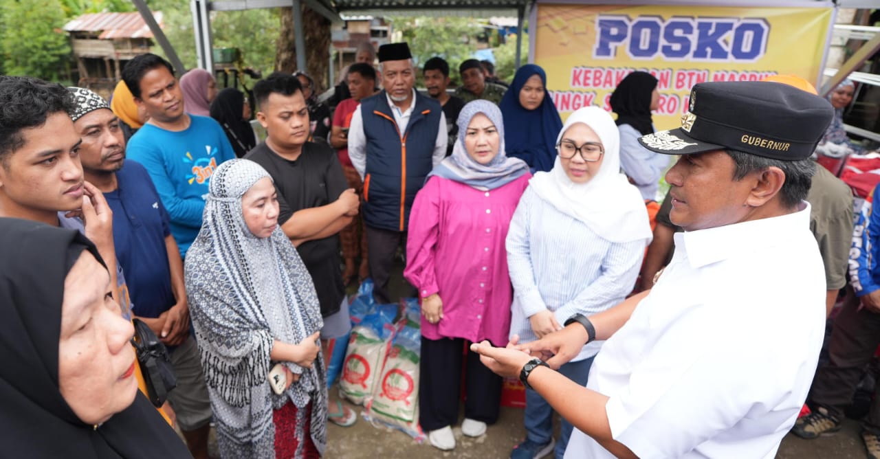 Wakil Ketua DPRD Sulbar Dampingi Pj. Gubernur Kunjungi Korban Kebakaran