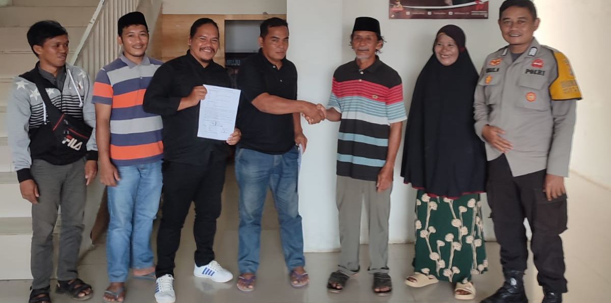 Soal Pengrusakan Lahan Perkebunan, Polsek Mamuju Lakukan Problem solving. Kedua Belah Pihak Sepakat Berdamai