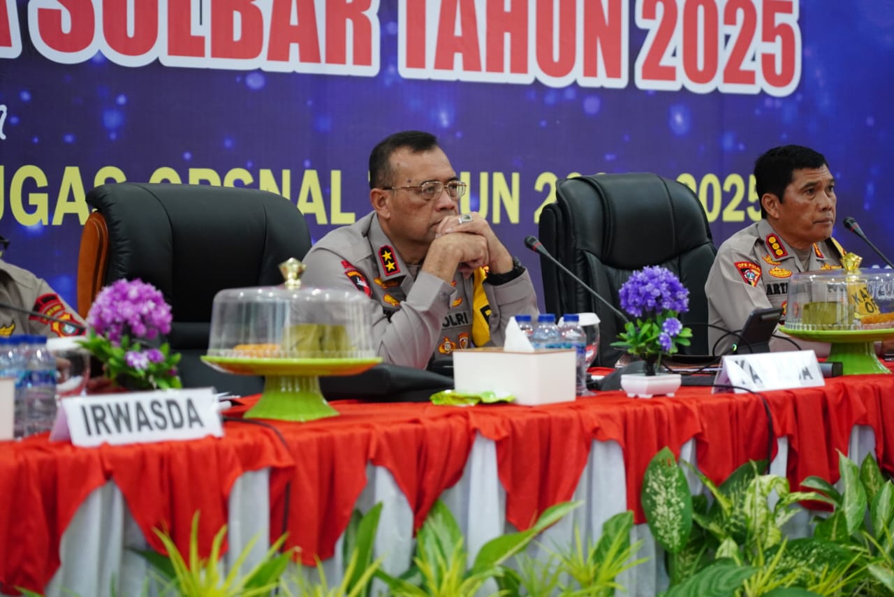GO Anev Kinerja, Kapolda Sulbar Tekankan Sinergitas TNI-Polri dalam Mendukung Asta Cita