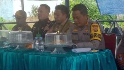 Sosialisasi Anti Korupsi di Sampaga, Wakapolresta Mamuju Tekankan Ciptakan Wilayah Bersih Praktek Pungli