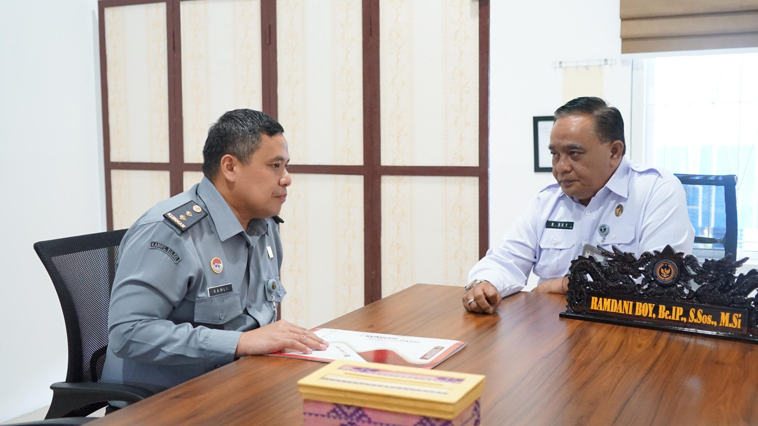 Kanwil Kemenkum Sulbar Lakukan Koordinasi Terkait Penatausahaan Pengelolaan BMN