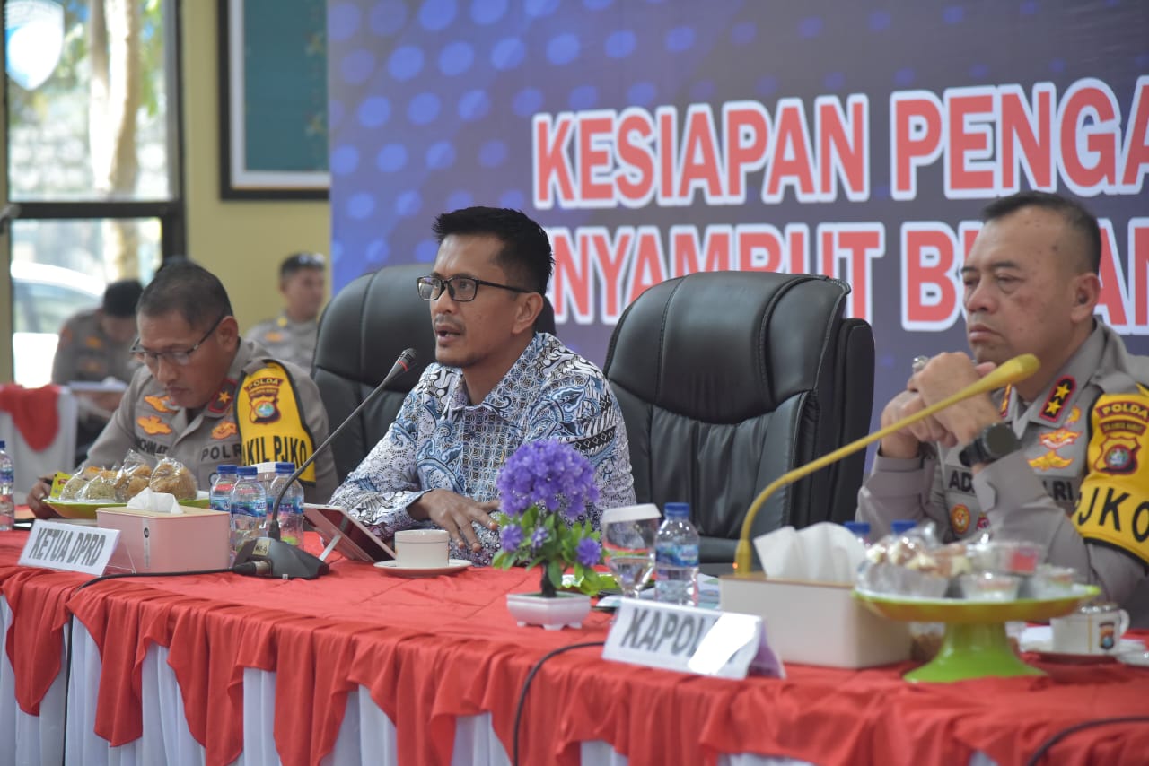 Wakil Ketua DRPD Sulbar, Munandar Hadiri Rakor Persiapan Pengamanan Sambut Ramadhan