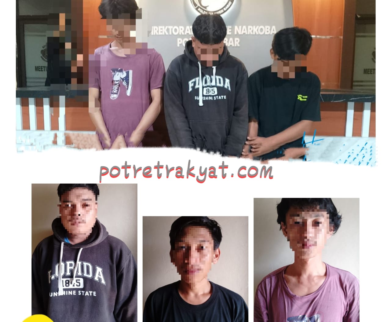 Kedapatan Miliki Sabu, Tiga Pemuda Asal Donggala Sulteng Ditangkap Ditresnarkoba Polda Sulbar, Satu Diantaranya DPO