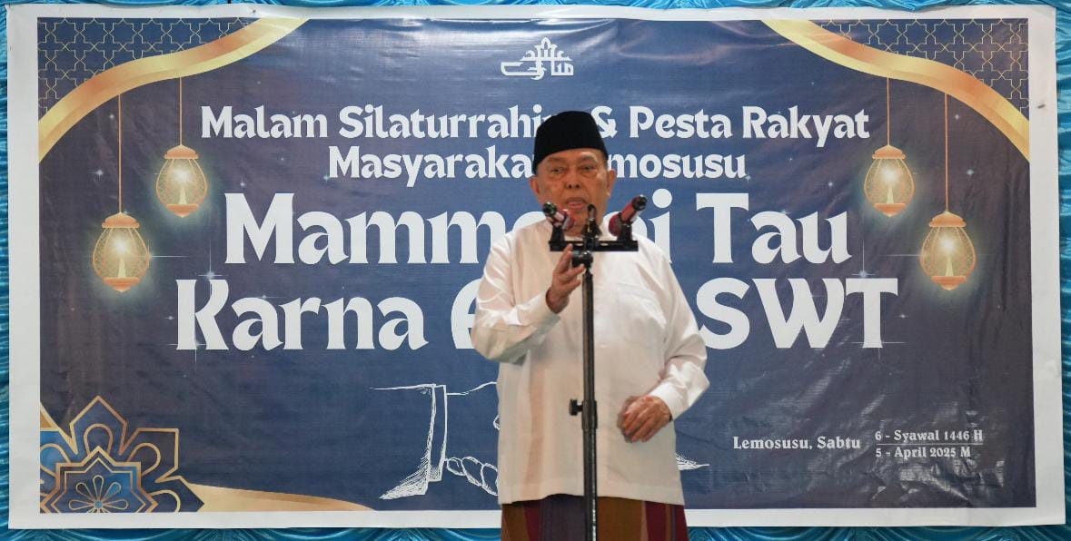 Hadiri Halal bi Halal Lemosusu, Wagub Salim Mengga; “Mari Kita Mencairkan Hubungan- hubungan Kita Supaya Kembali Harmonis”