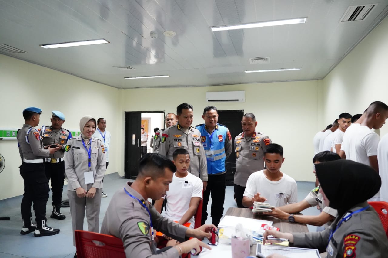 Polda Sulbar Mulai Lakukan Pemeriksaan Kesehatan Awal Bagi Calon Anggota Tamtama