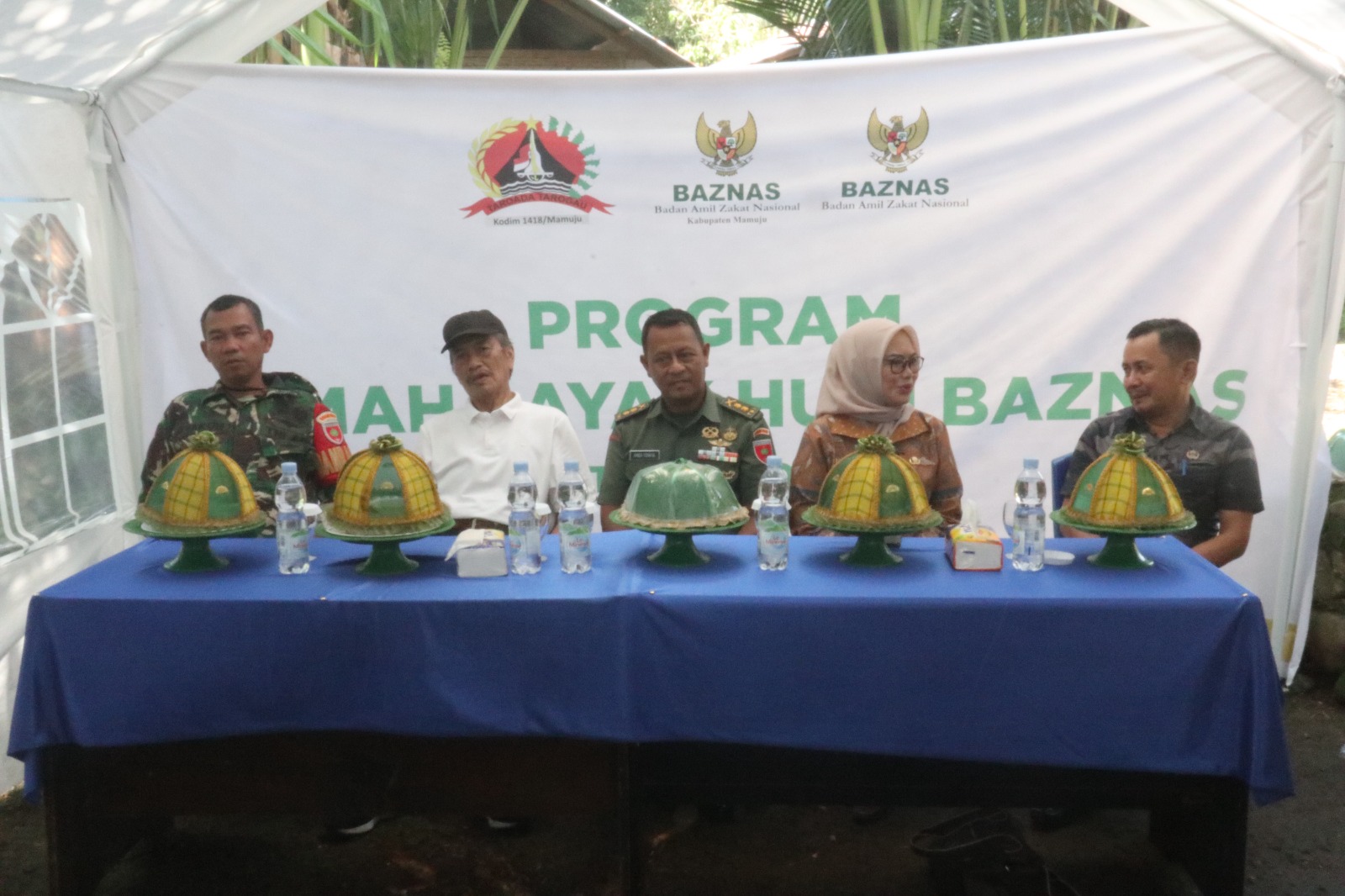 Wujudkan Program Rumah Layak Huni, Kodim 1418/Mamuju Bersinergi dengan Baznas