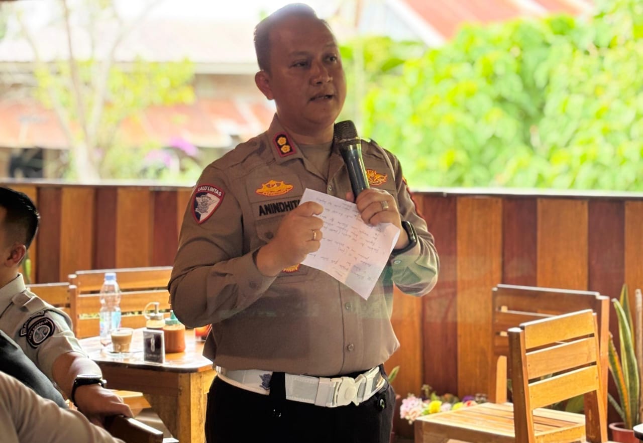 Perkuat Sinergitas Demi Keselamatan Berlalulintas, Direktorar Lalulintas Polda Sulbar Silaturahmi dengan Media