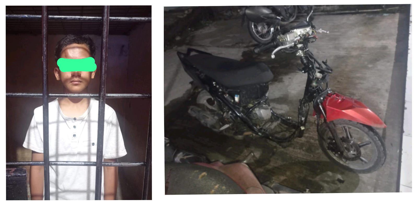 Dalam Kurun Waktu Empat Jam, Resmob Polresta Mamuju Berhasil Ungkap Kasus Curanmor. Pelaku Masih Dibawah Umur