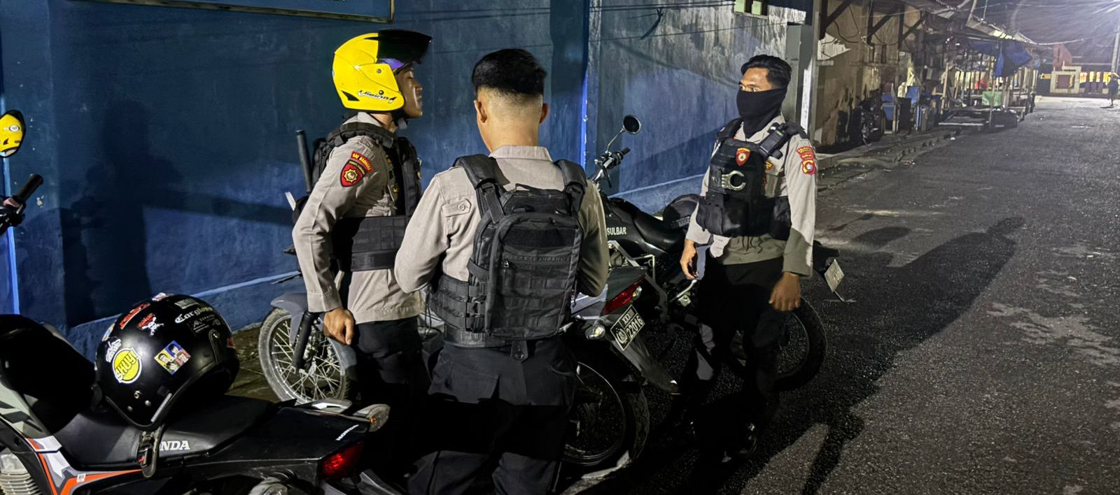 Cegah Potensi Gangguan Kamtibmas, Tim Patmor Polresta Mamuju Lakukan Patroli Rutin