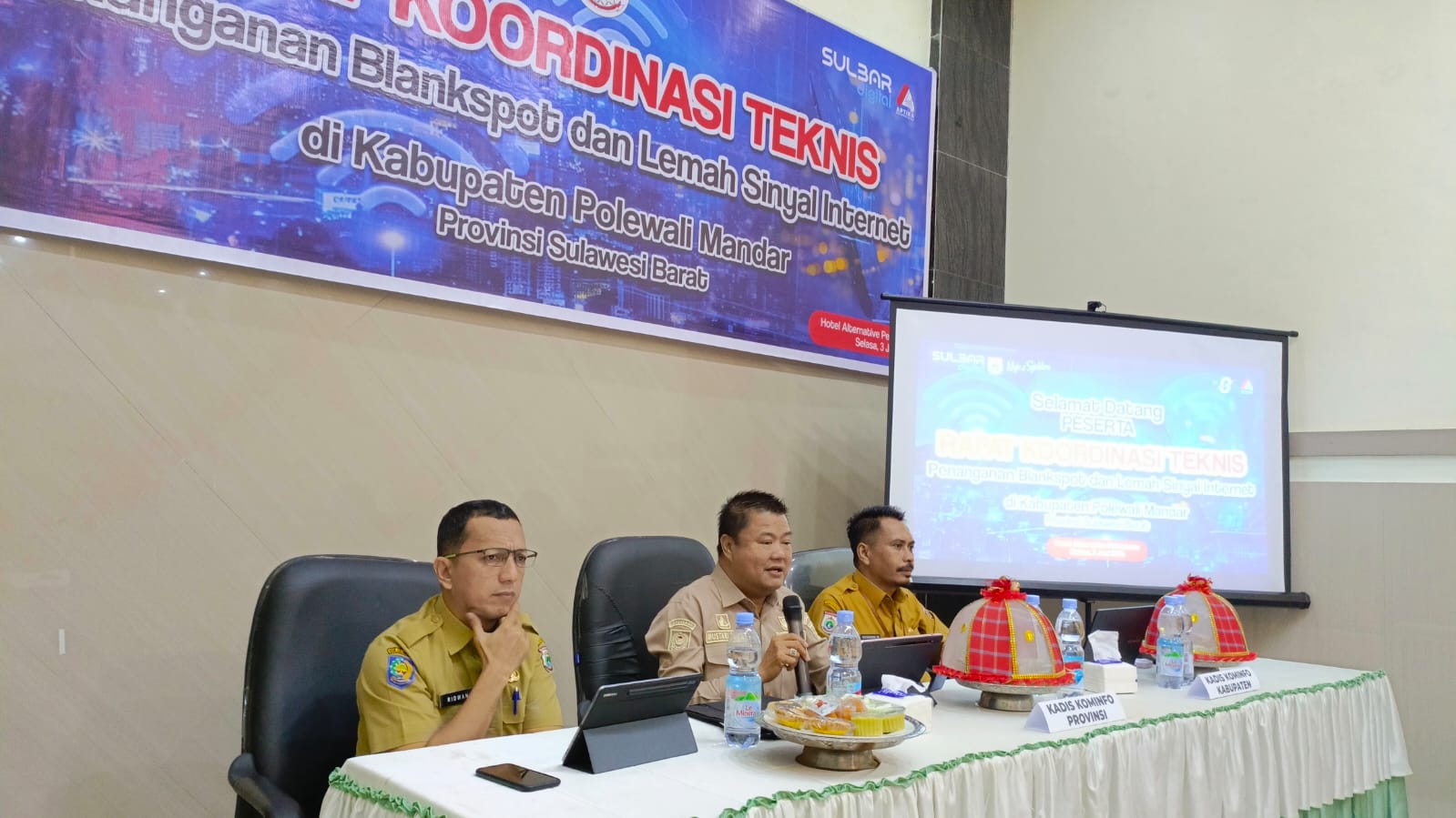 Rakortek Penanganan Blankspot di Polman, Peserta Apresiasi Program SDK-JSM Wujudkan Sulbar Cerdas