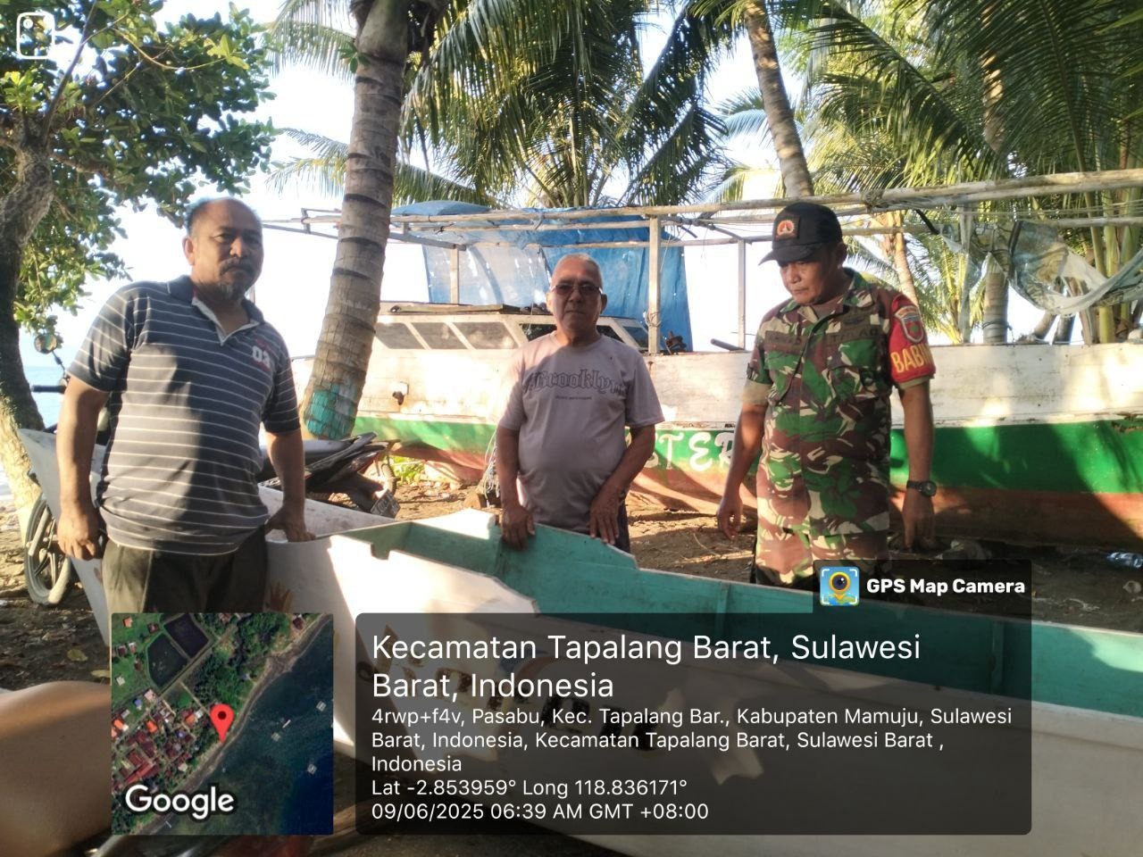 Babinsa Koramil 1418-02/Tapalang Laksanakan Puldata Teritorial
