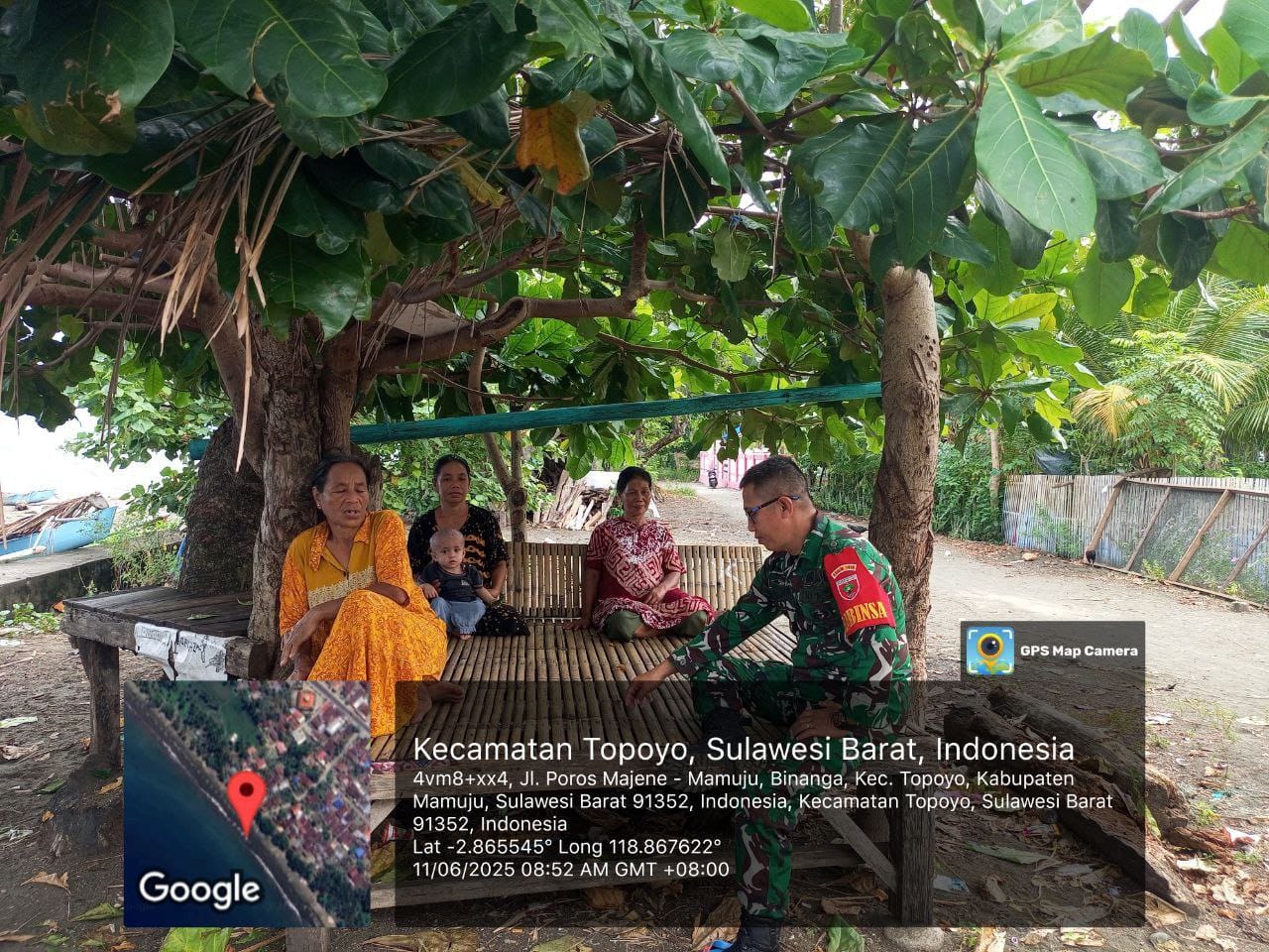 Babinsa Tapalang Laksanakan Puldata Wilayah