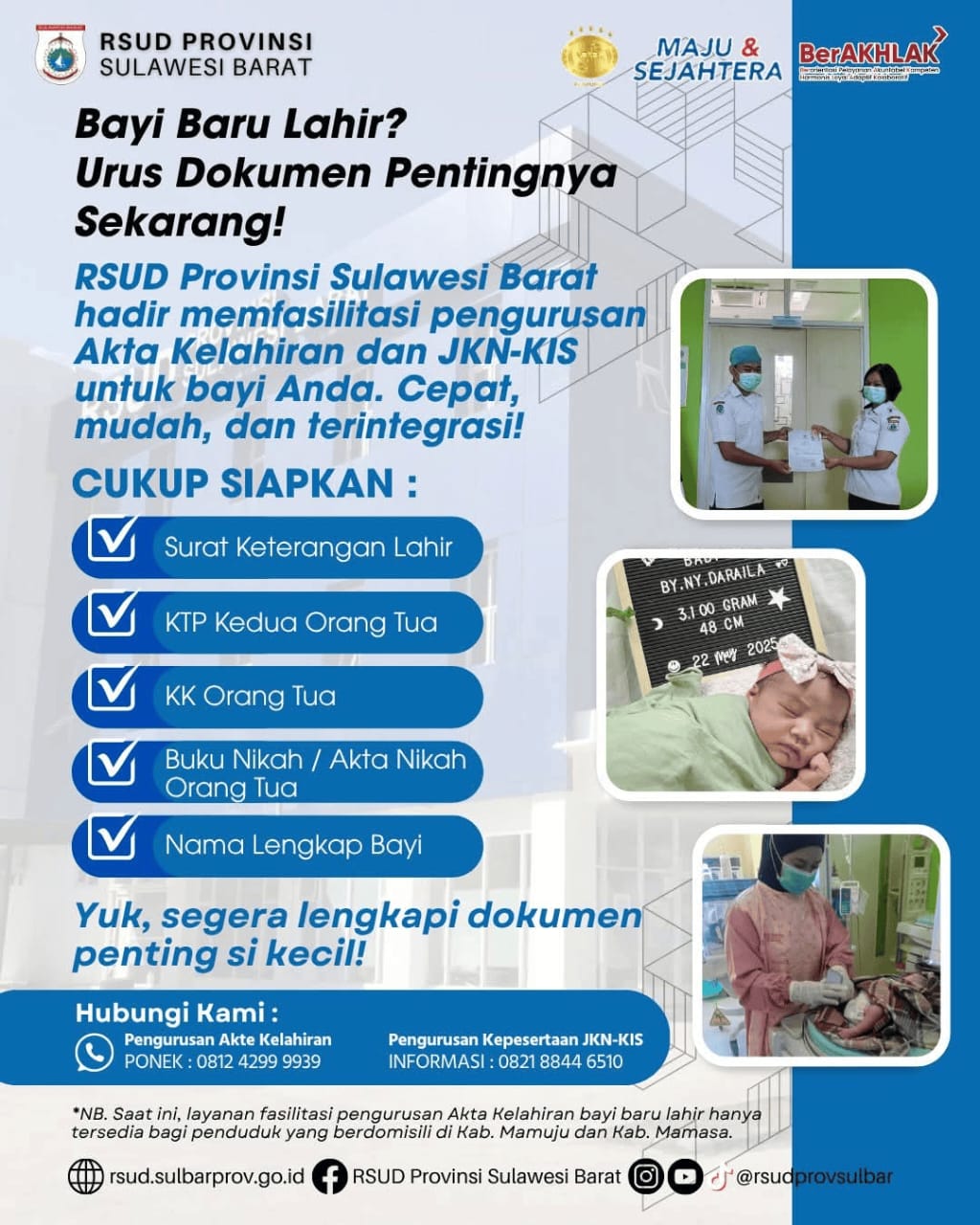MALABBI: Transformasi Layanan Kesehatan Ibu dan Bayi Berbasis Digital di RSUD Sulbar