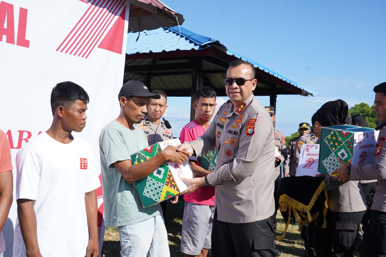 Kapolda Sulbar Tebar Kebaikan di Tengah Masyarakat Bebanga