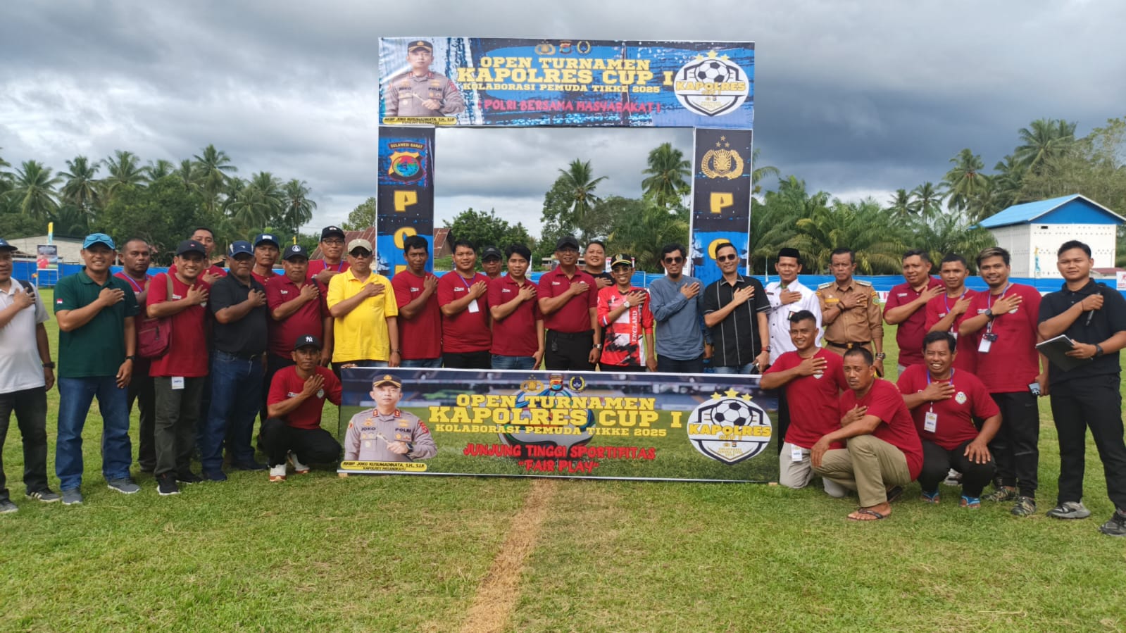 PT Letawa Sukseskan Turnamen Sepak Bola Kapolres Cup I 