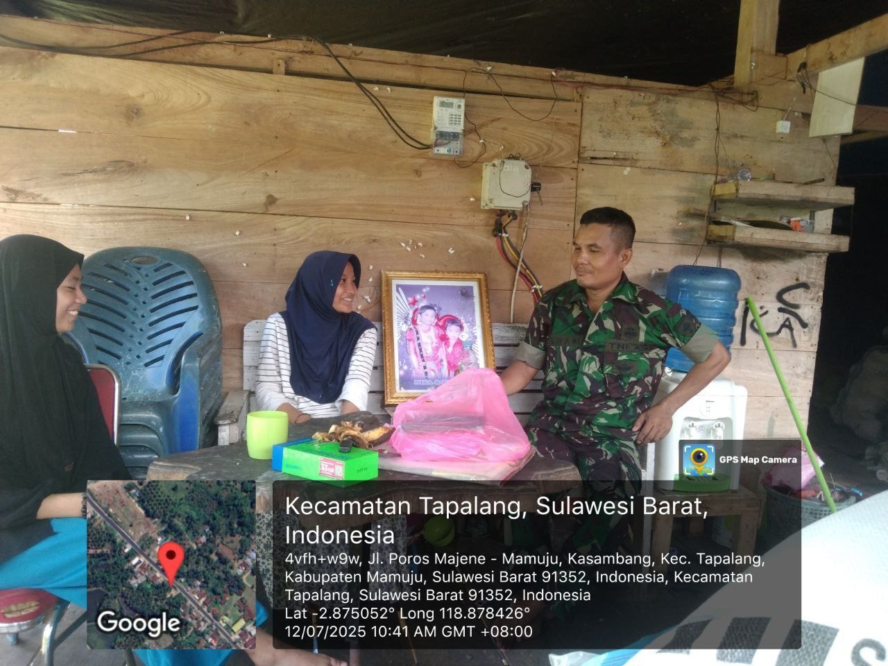 Cegah Potensi Konflik, Babinsa Koramil 1418-02/Tapalang Aktif Lakukan Pembinaan dan Himpun Data Wilayah