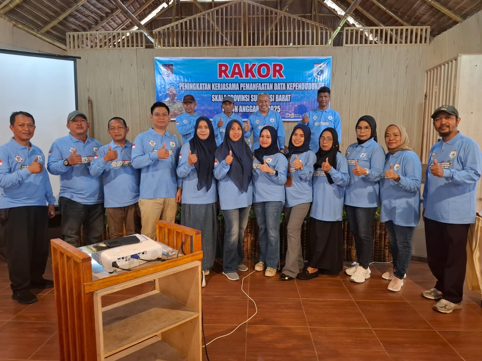 Perkuat Layanan Publik, BKD Sulbar Ikut Rakor Pemanfaatan Data Kependudukan di Majene
