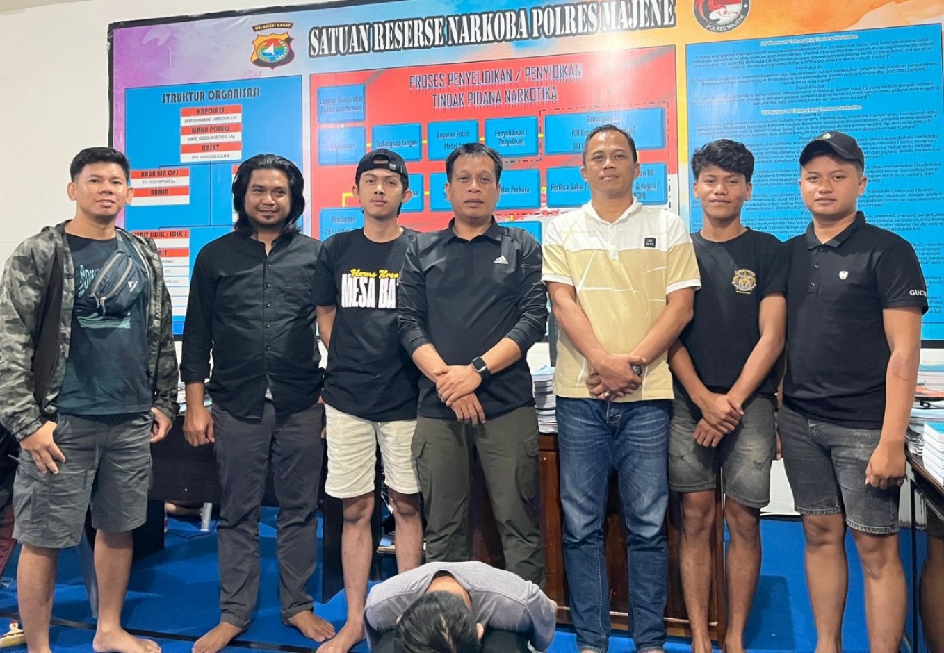 Satres. Narkoba Polres Majene Berhasil Amankan Satu Pelaku Peredaran Sabu
