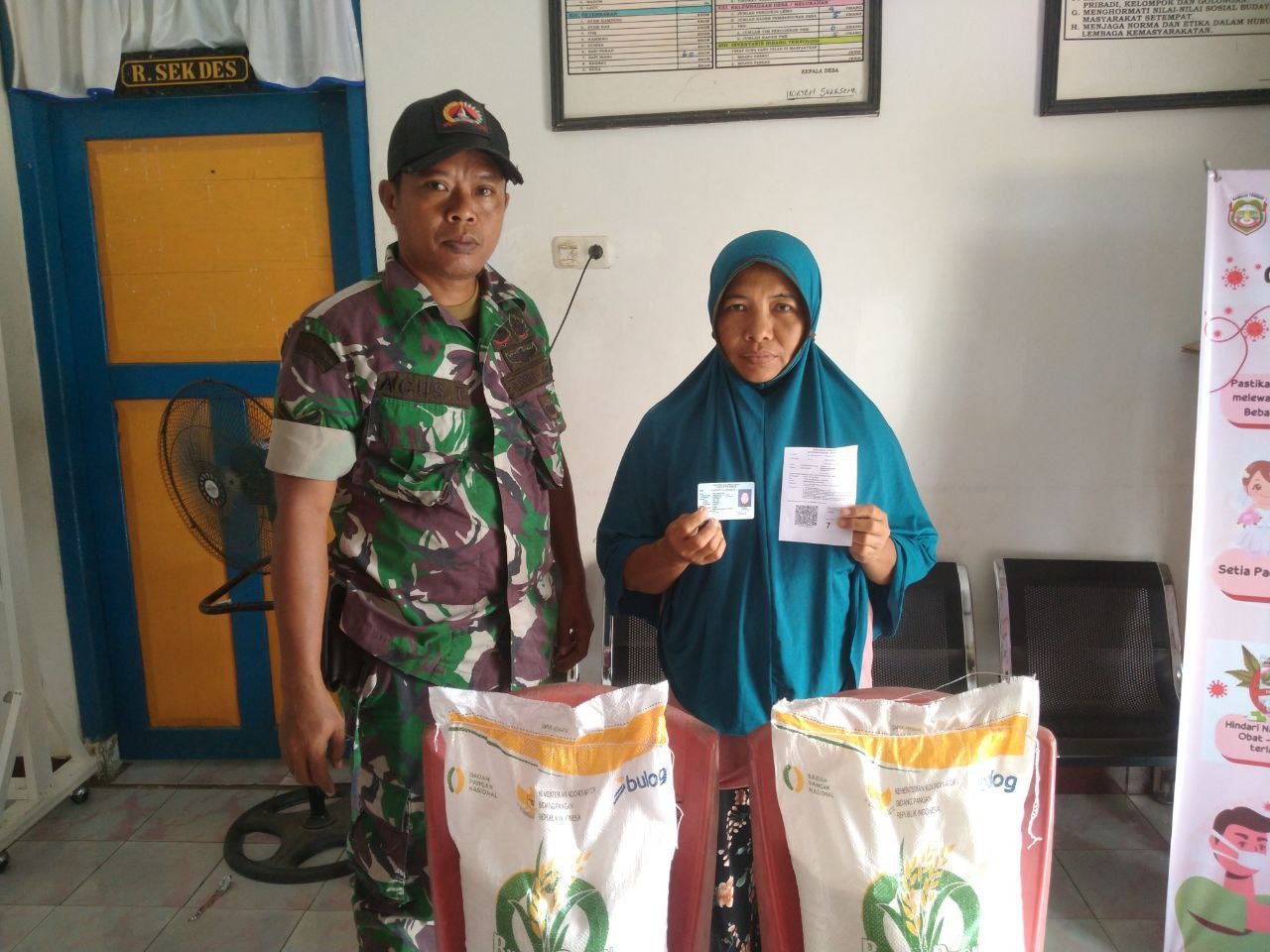 Babinsa Budong Budong Tunjukkan Peran Aktif dalam Ketahanan Sosial