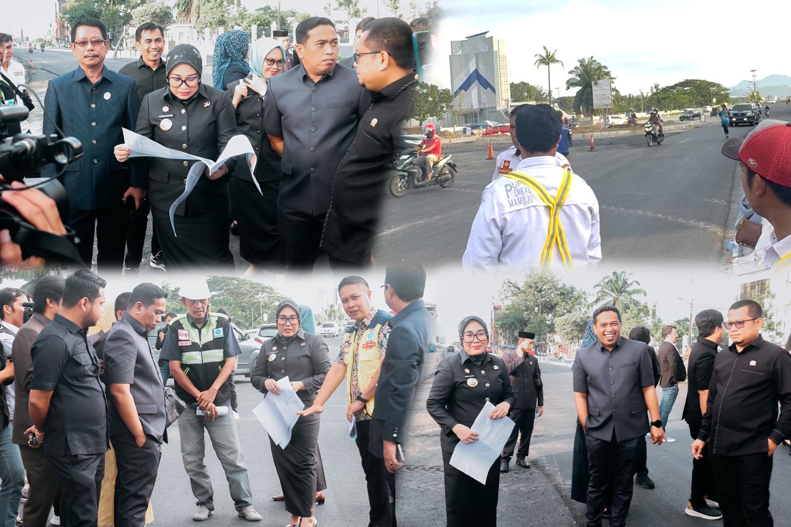 Pastikan Progres Sesuai Target, Bupati Mamuju, Sutinah Tinjau Rekonstruksi Jalan Yos Sudarso