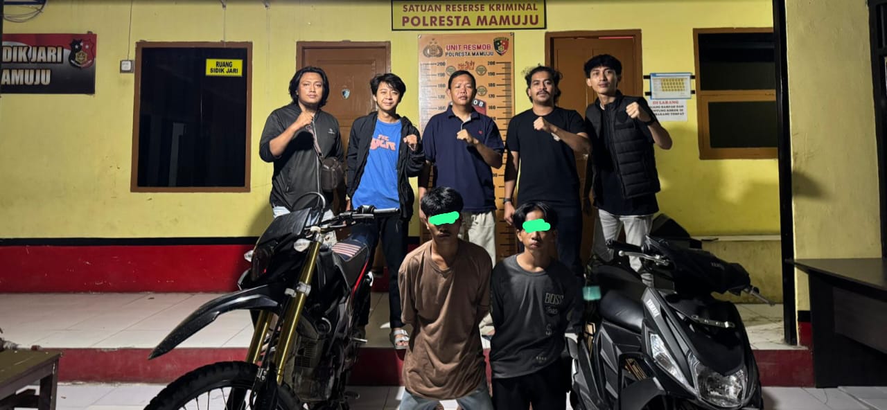 Tim Resmob Polresta Mamuju Ringkus Komplotan Pelaku Curanmor