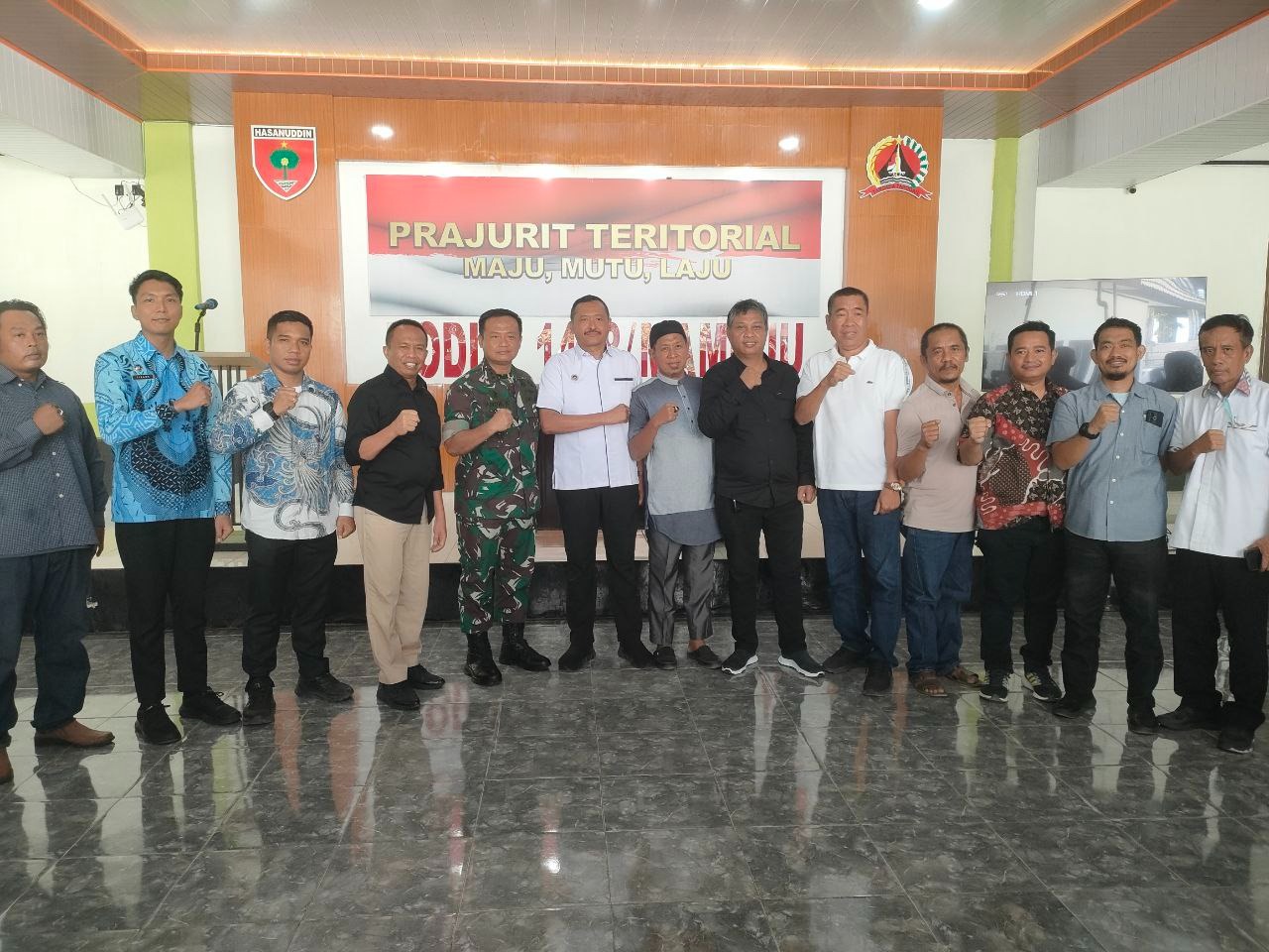 Penguatan Program BGN, Kodim 1418/Mamuju Lakukan Evaluasi Bersama Kasaptel dan Mitra Sulbar
