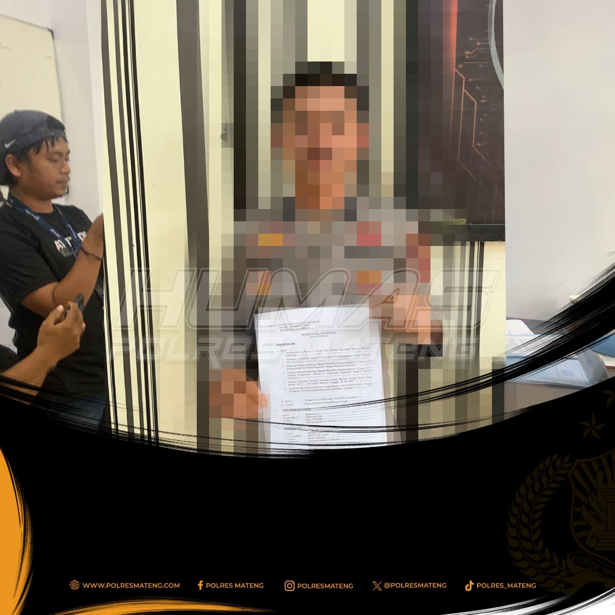 Tegas…! Kapolres Mateng Instruksikan Seksi Propam Selidiki Dugaan Pelecehan yang Libatkan Oknum Personel