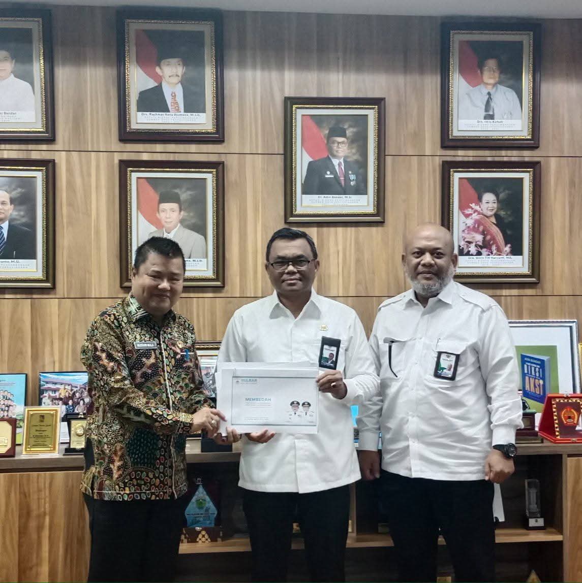 DPKD Sulbar Audiensi dengan Perpusnas RI: Bawa Misi SULBAR CERDAS