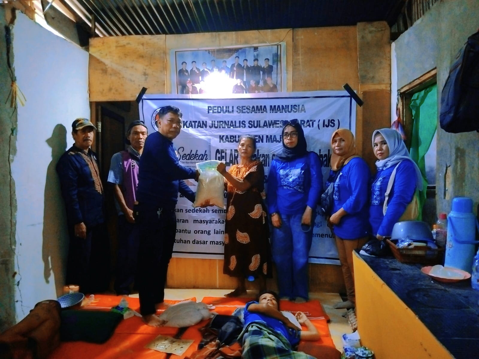 DPW IJS Majene Lakukan Kunjungan Kemanusiaan, Wujud Nyata Kepedulian Jurnalis kepada Sesama