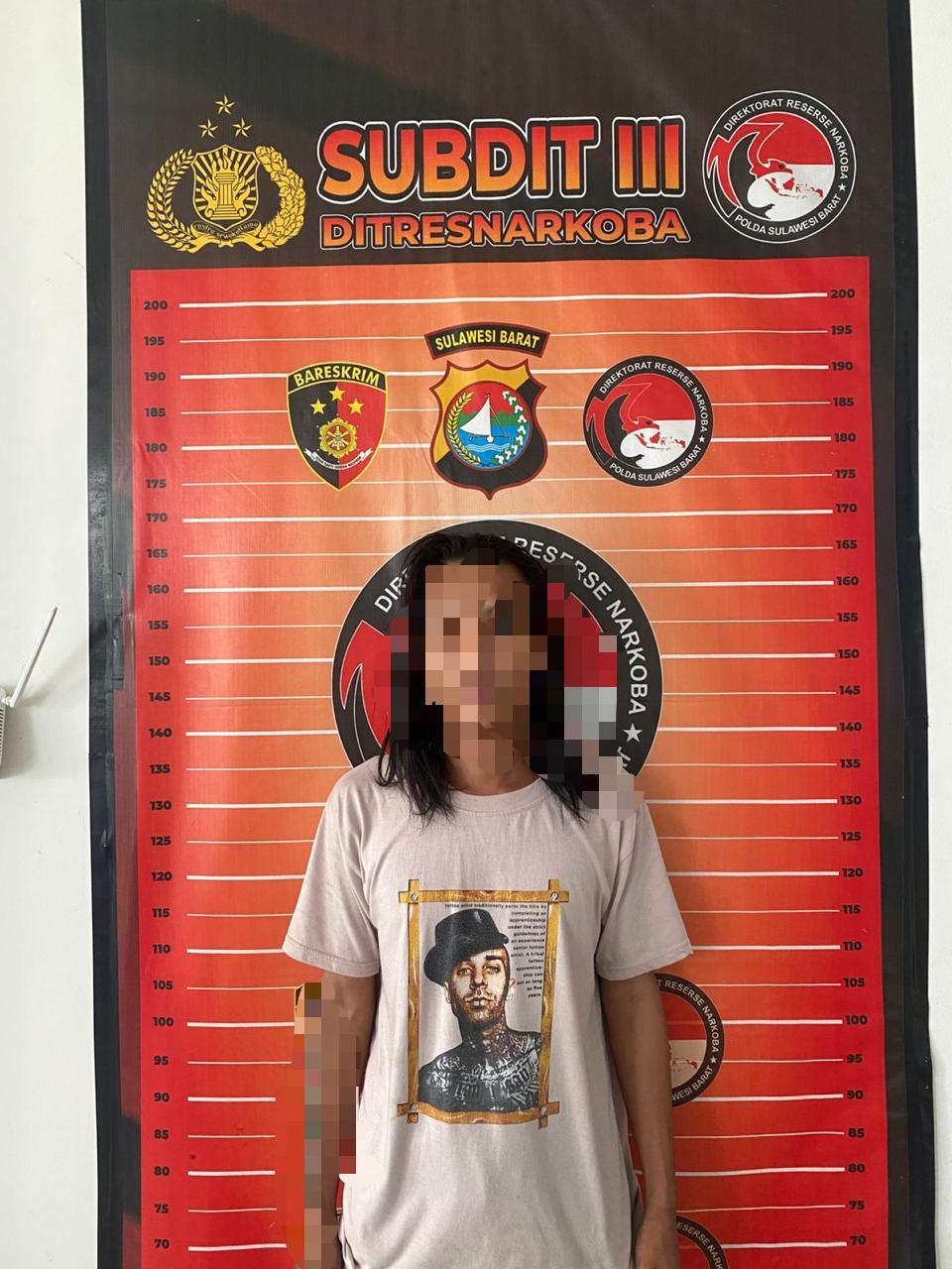 Ditresnarkoba Polda Sulbar Berhasil Tangkap Pengedar Sabu di Mamuju Tengah, Sejumlah Barang Bukti Ikut Diamankan