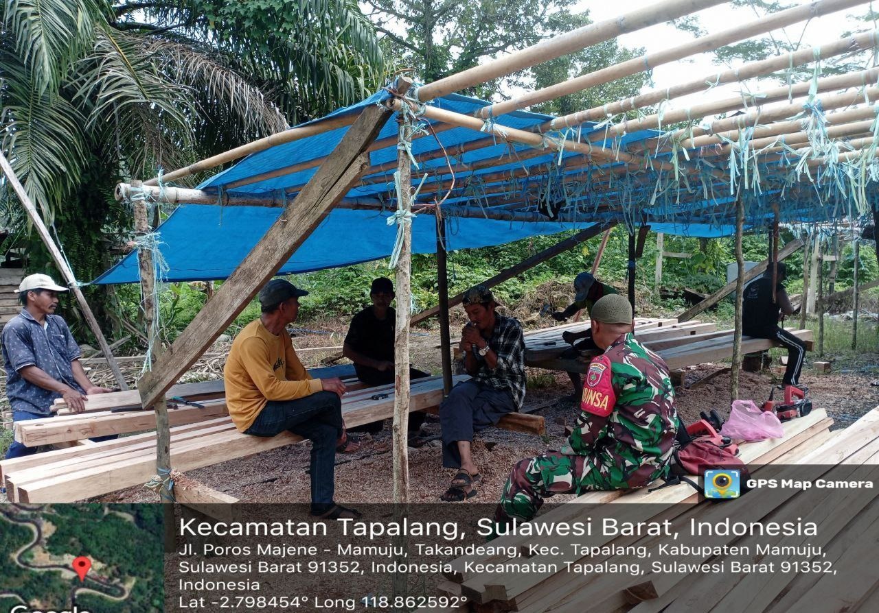 Babinsa Tapalang Perkuat Data Teritorial dan Jalin Kedekatan dengan Masyarakat
