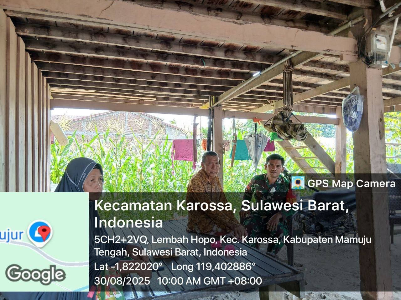 Babinsa Gelar Komsos di Desa Lembah Hopo