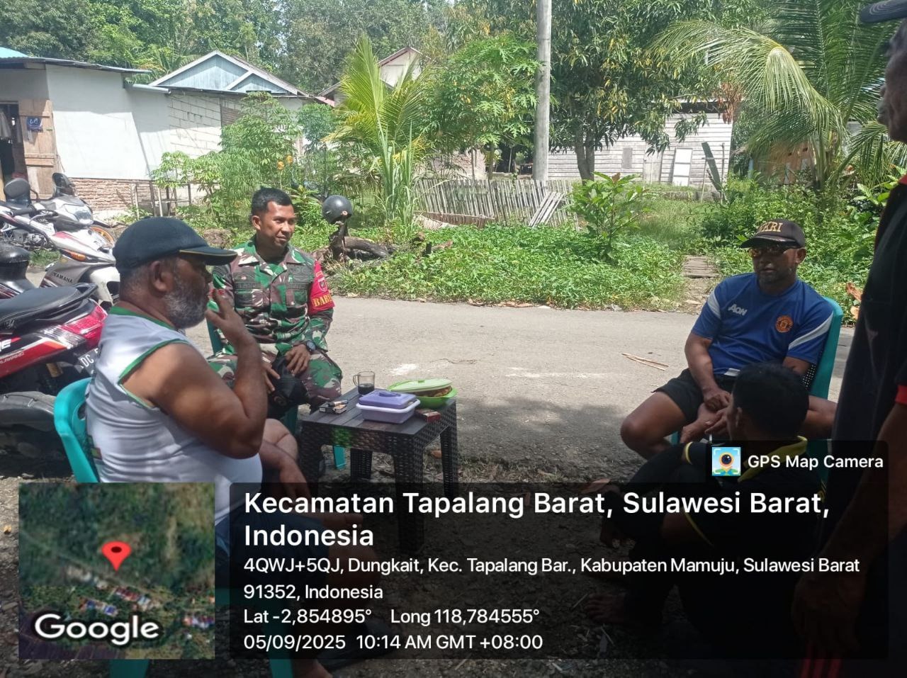 Kegiatan Puldata Babinsa Tapalang Disambut Baik Warga