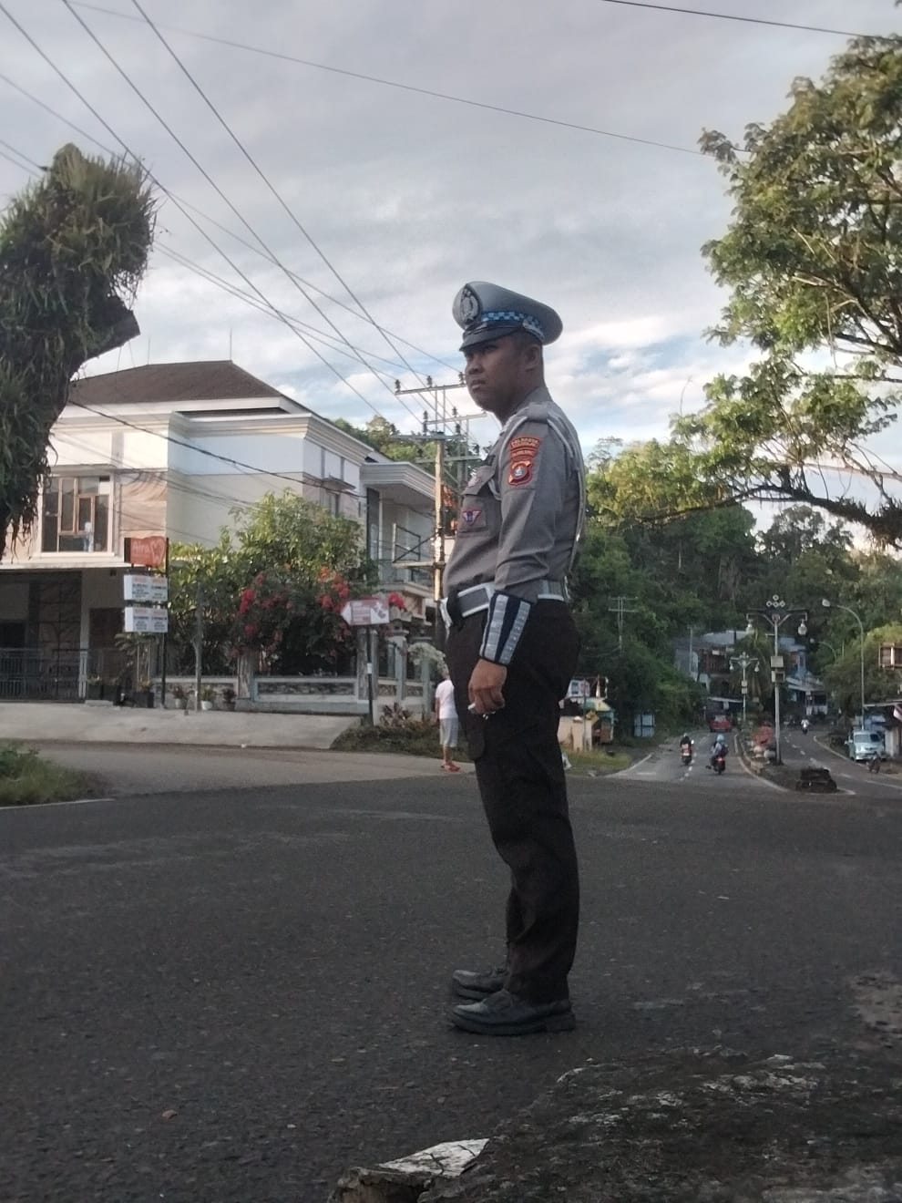 Pastikan Kelancaran dan Keselamatan Lalu Lintas, Sat Lantas Polresta Mamuju Gelar Commander Wish