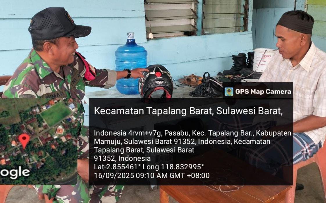 Babinsa Koramil 1418-02/Tapalang Laksanakan Puldata