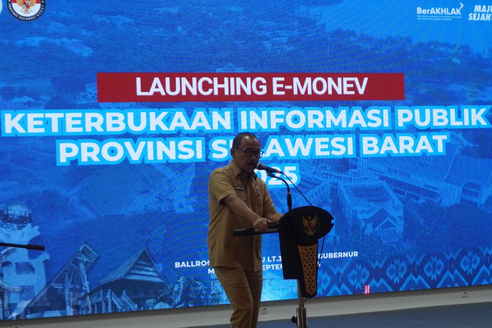 Dukung Transparansi, Kemendukbangga/BKKBN Sulbar Ikut Launching E-Monev Keterbukaan Informasi Publik