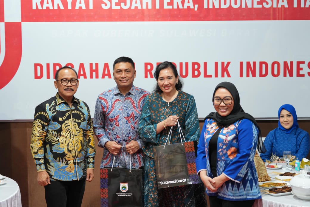 Gubernur Suhardi Duka Paparkan Potensi dan Tantangan Sulbar kepada Pangdam XXIII Palaka Wira