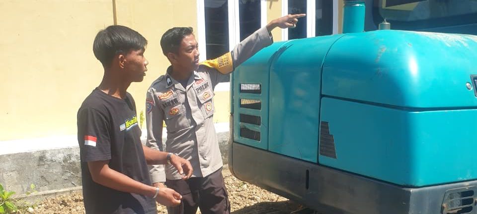 BBM Alat Berat Milik Kontraktor Rujab Wakil Bupati Dicuri, Polisi Lakukan Olah TKP