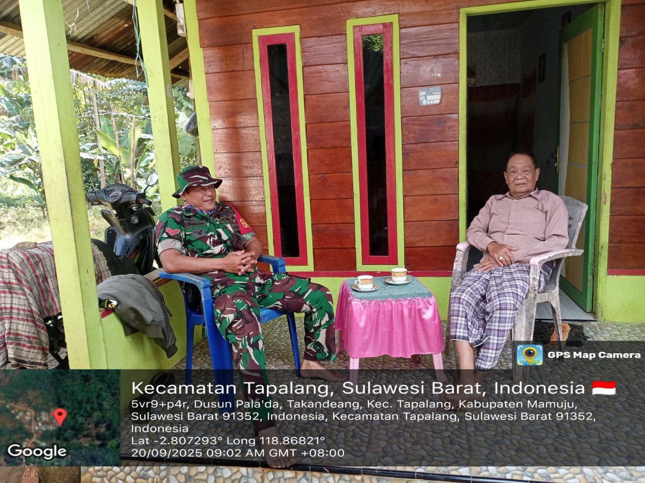 Babinsa Koramil 1418-02/Tapalang Laksanakan Puldata
