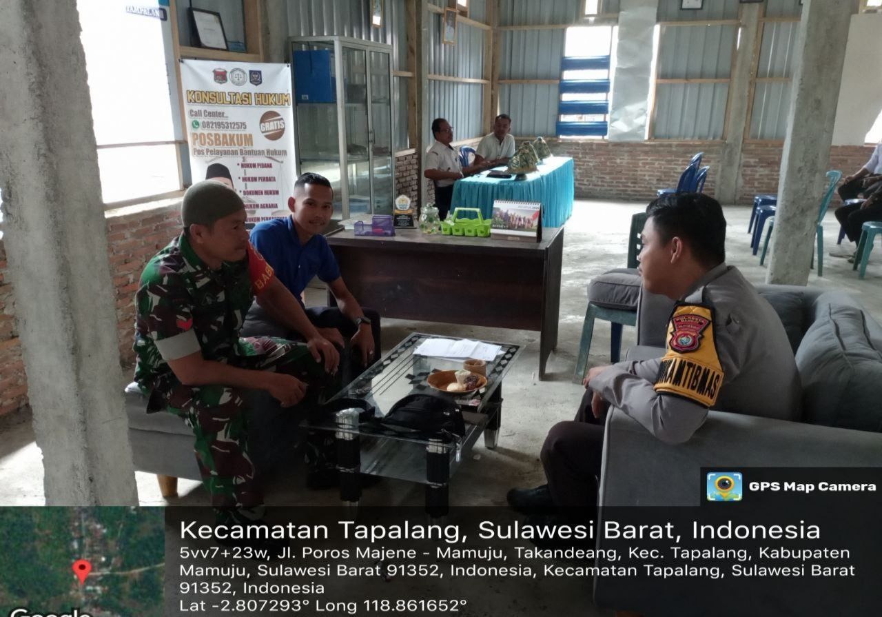 Babinsa Tapalang Tingkatkan Pembinaan Teritorial di Wilayah Binaan