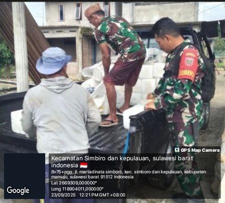 Babinsa Koramil 1418-01/Mamuju Laksanakan Binter dan Komsos