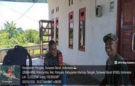 Babinsa Koramil 1418-04/Budong-Budong Laksanakan Komsos