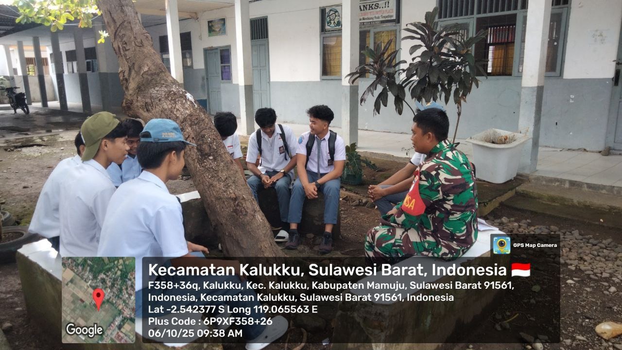 Babinsa Koramil 1418-03/Kalukku Laksanakan Puldata di Kecamatan Kalukku