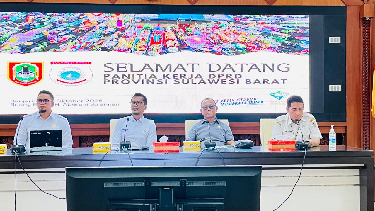 Panja DPRD Sulbar Berkunjung ke Kalsel, Gali Informasi Pembentukan Perda Perumda Penerima PI
